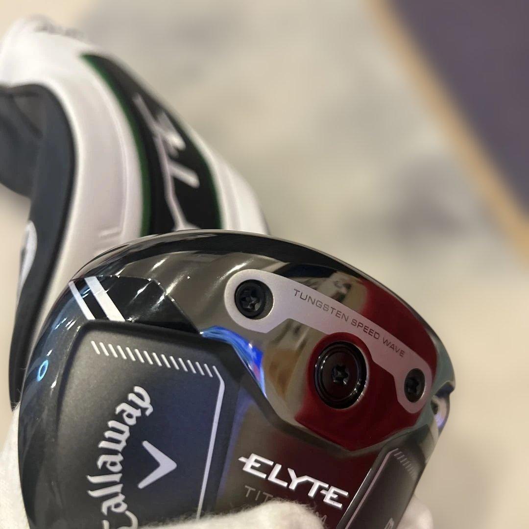 最高の飛距離！高性能！ELYTE TITANIUM 3w ヘッド、ヘッドカバー