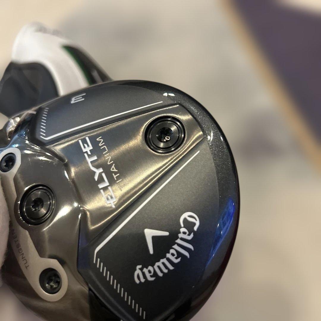 最高の飛距離！高性能！ELYTE TITANIUM 3w ヘッド、ヘッドカバー