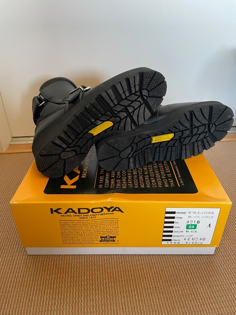 使用回数少ない　カドヤ　ブラックアンクル　KADOYA