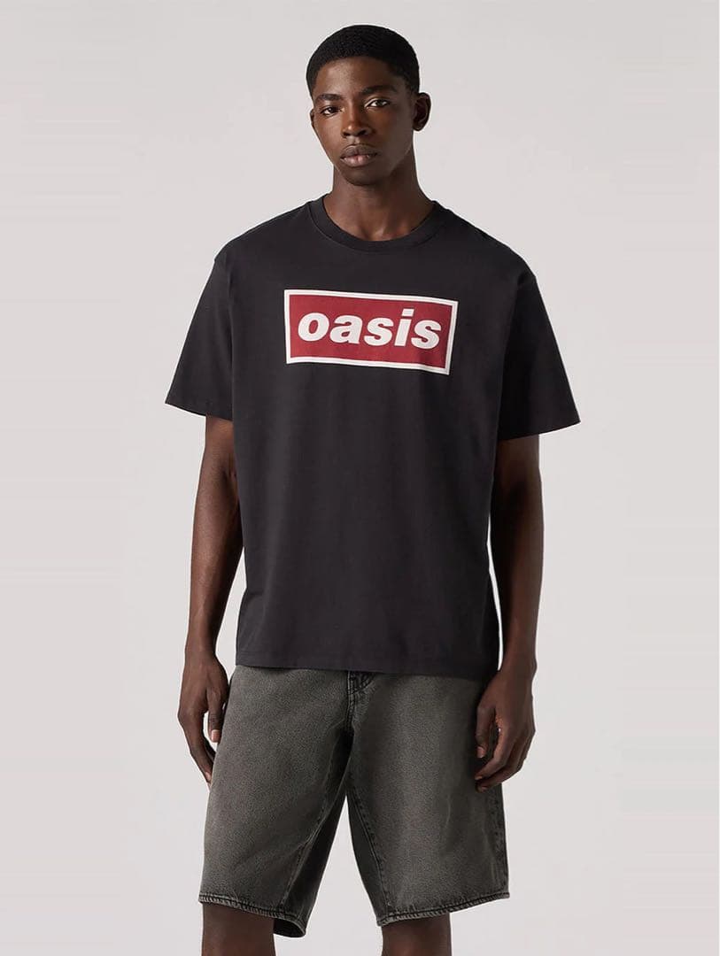 【希少】リーバイス　オアシス　Tシャツ ブラック　メンズXXL 新品未使用