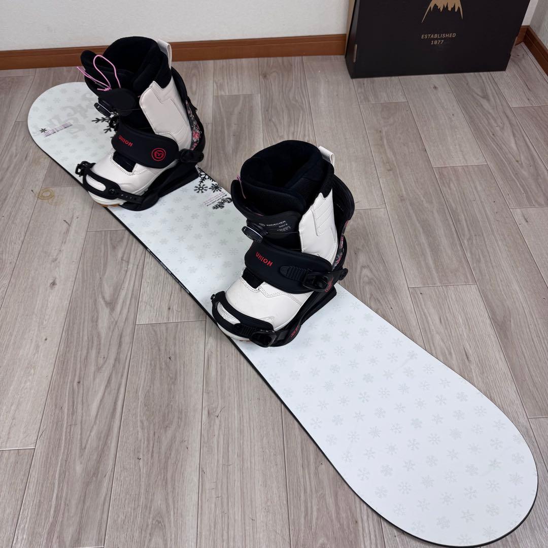 ブーツ無しレディース スノーボード セット 145cm 23.5cm