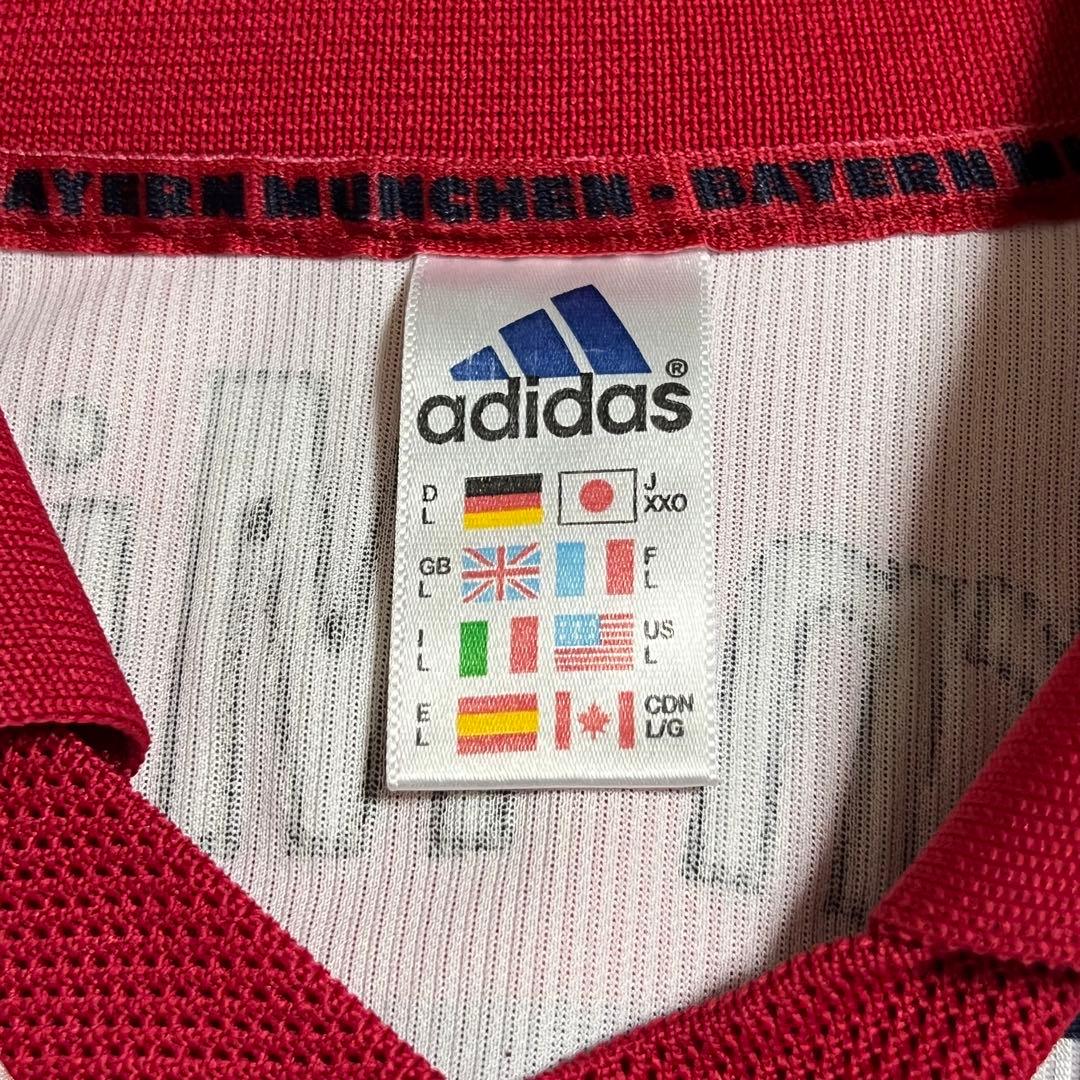 98/00 adidas/バイエルンミュンヘン サッカーシャツ/L/ホワイト