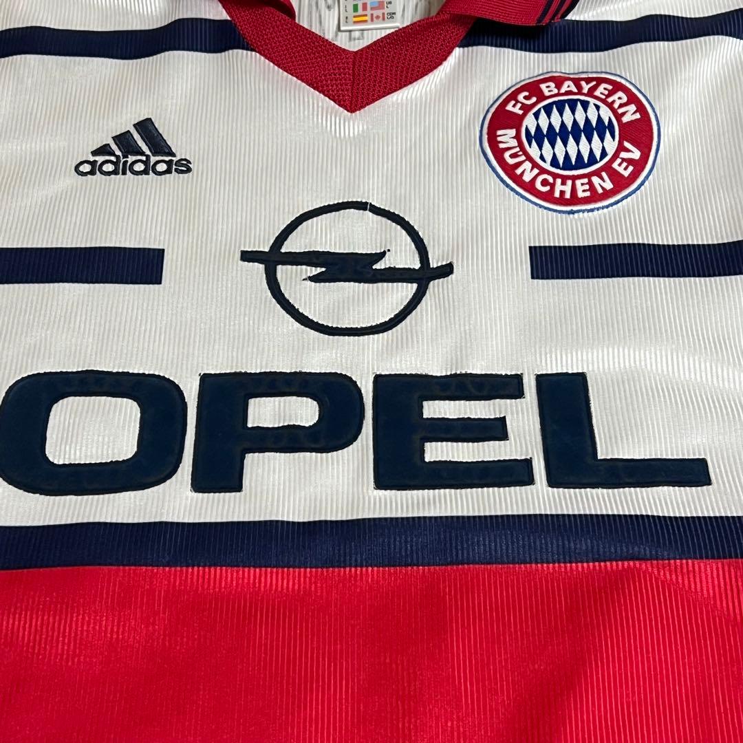 98/00 adidas/バイエルンミュンヘン サッカーシャツ/L/ホワイト