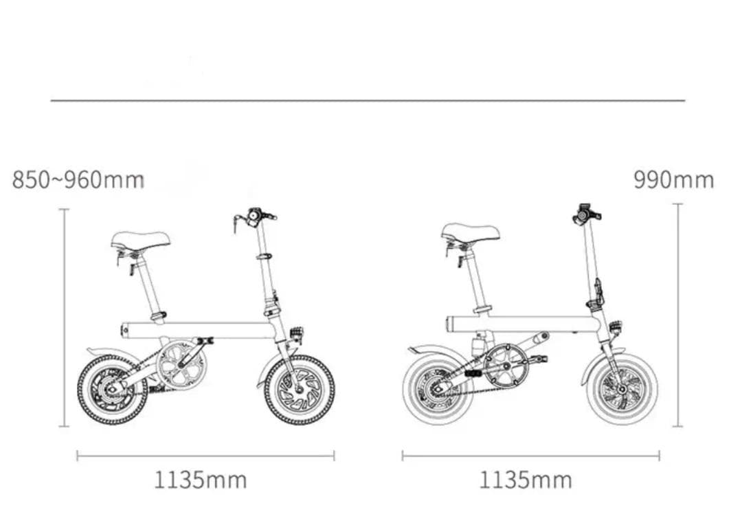 Baicycle S2 Pro 原付一種 新古車 前後サスペンション