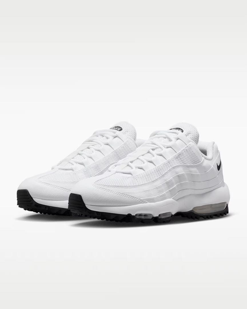 NIKE エアマックス95G ホワイト　ゴルフシューズ