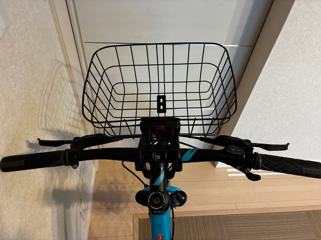 【美品】CUBE nature EXC 女性用MTB 通学仕様　前カゴ有