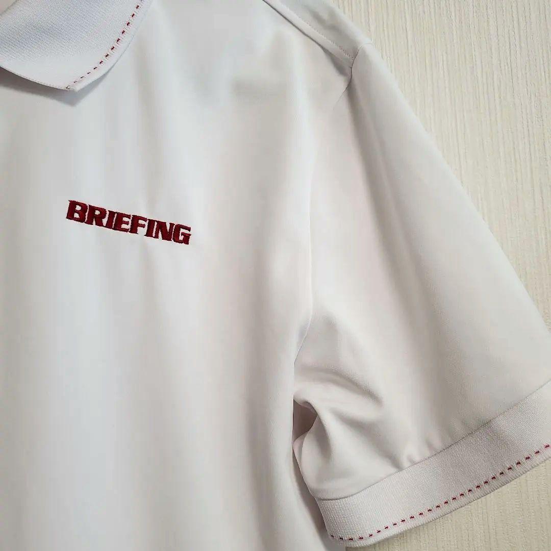 BRIEFING ポロシャツ XL ホワイト