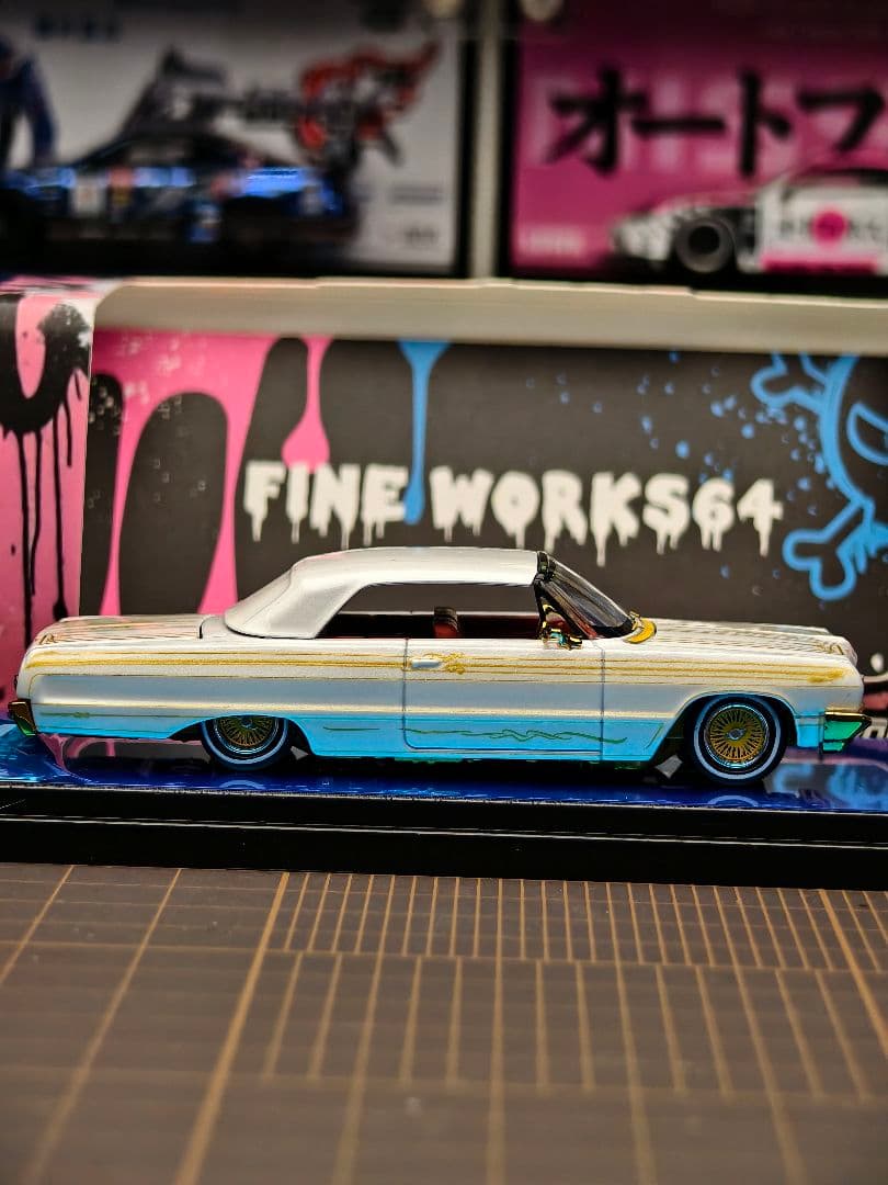 ミニカー FINE WORKS 64 1/64 Lowrider Convertible