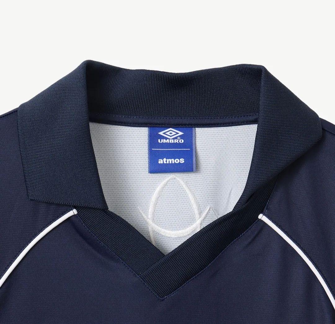 新品未使用　タグ付き　Umbro atmos ネイビー サッカーシャツ