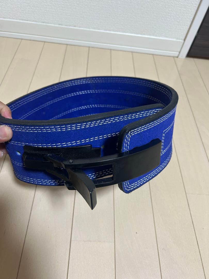 iROTEC アイロテック　トレーニングパワーベルト 青　サイズS