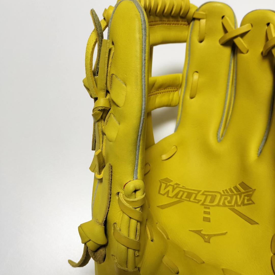 ✨未使用✨MIZUNO 軟式グローブ WILL DRIVE イエロー 野球