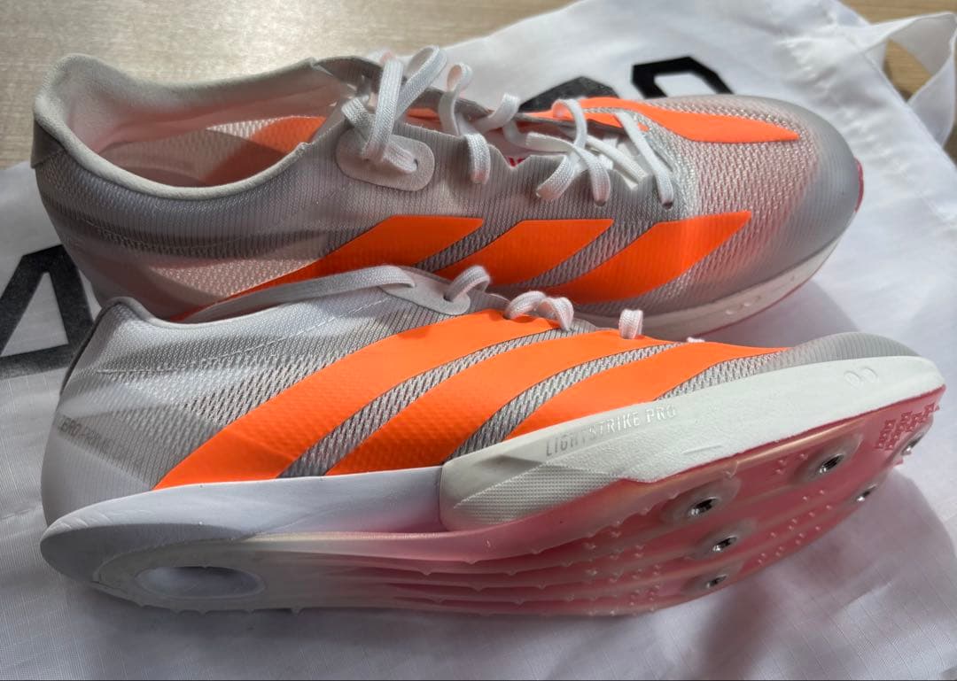 極美品 adizero プライム SP4 25.0cm