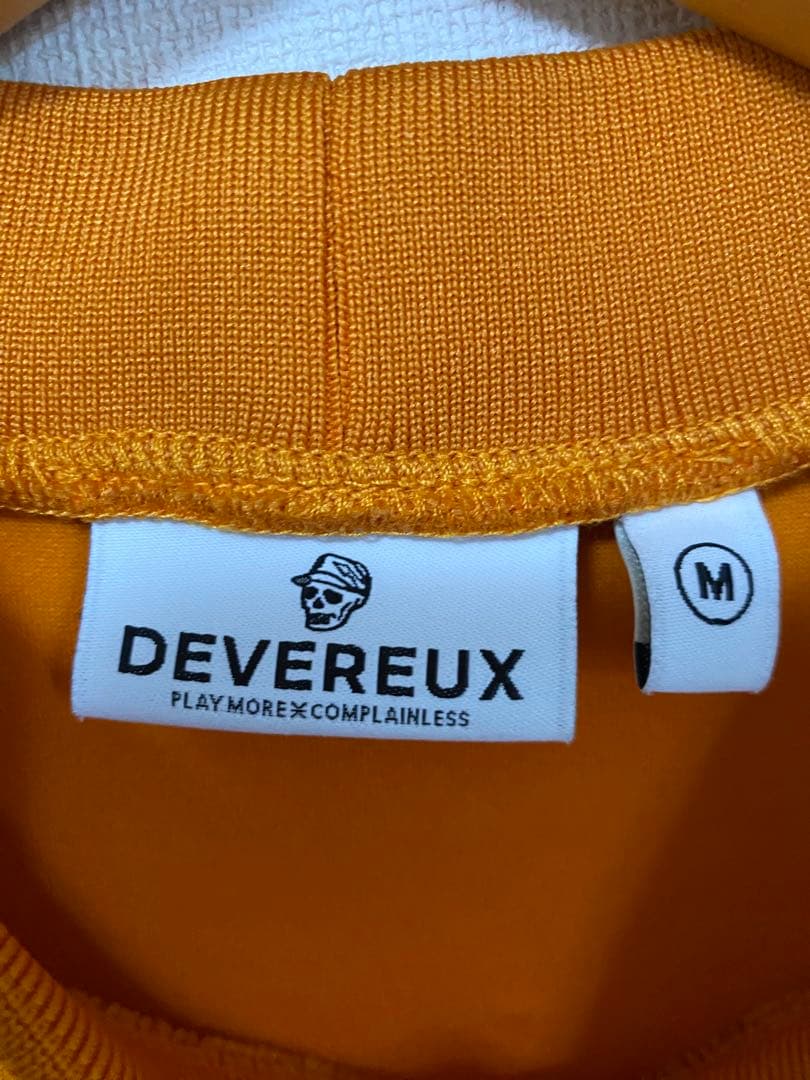 美品 DEVEREUX　デヴァローゴルフ　ジャガードロゴモックネック　サイズM