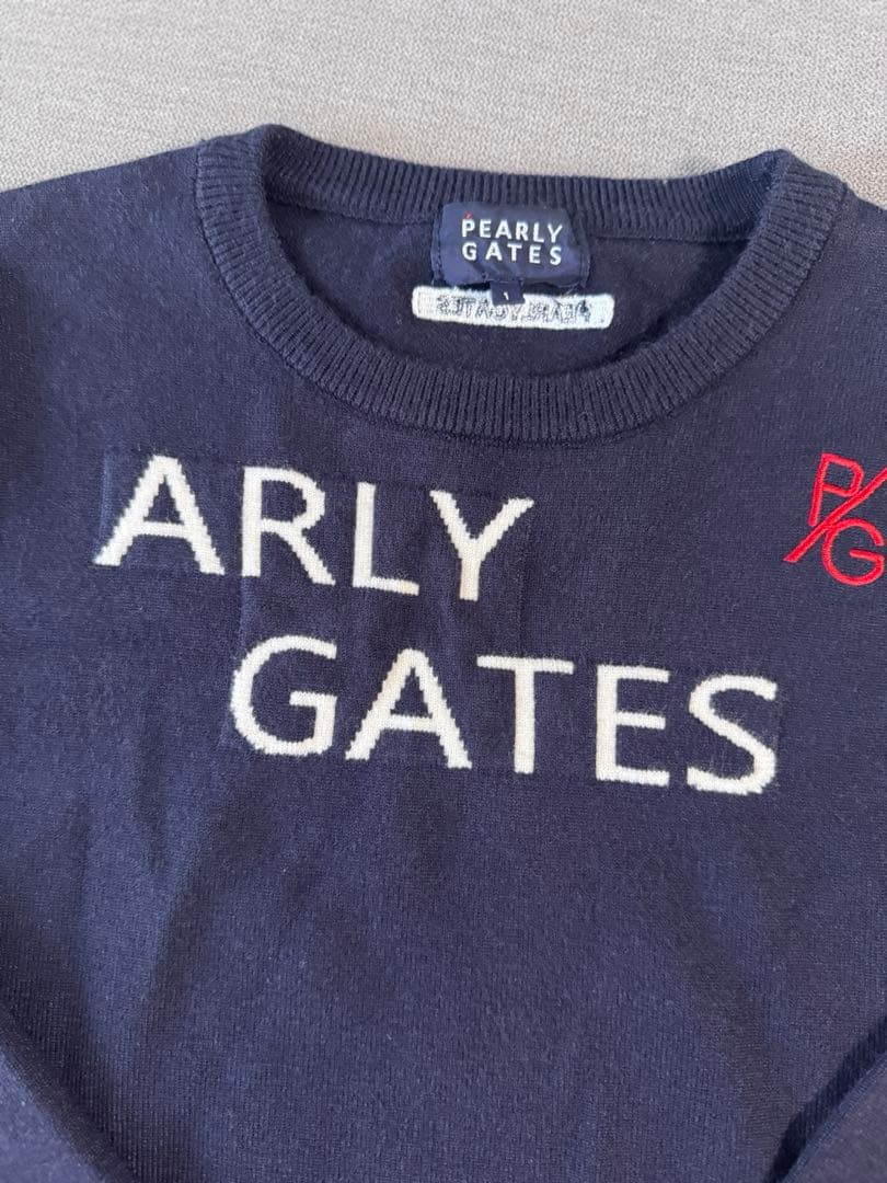PEARLY GATES ネイビー セーター