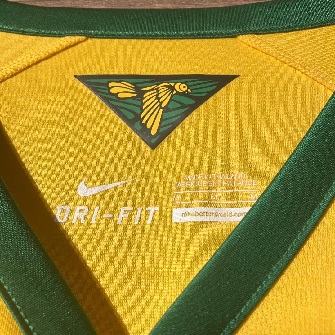 NIKE　2014　ブラジル代表　ユニフォーム　10番/ネイマール/黄/緑　M