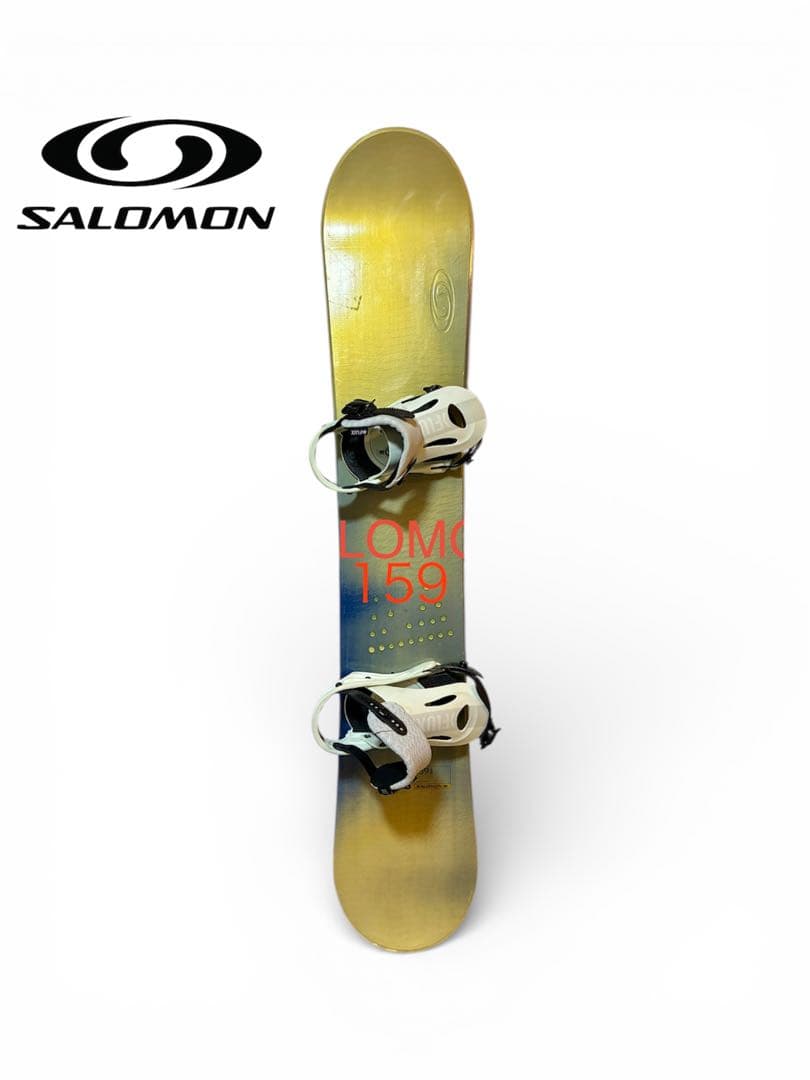 SALOMON 159cm スノーボード FLUXバインディング