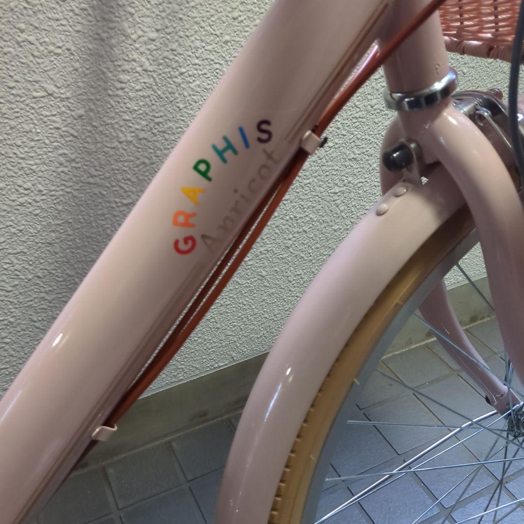 GRAPHIS 自転車 ピンク 24インチ