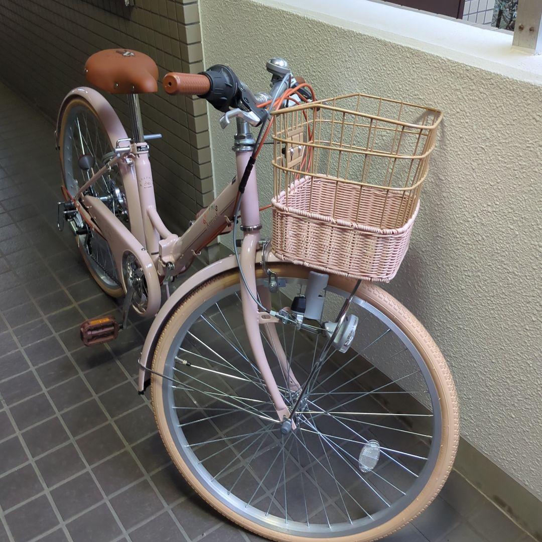 GRAPHIS 自転車 ピンク 24インチ