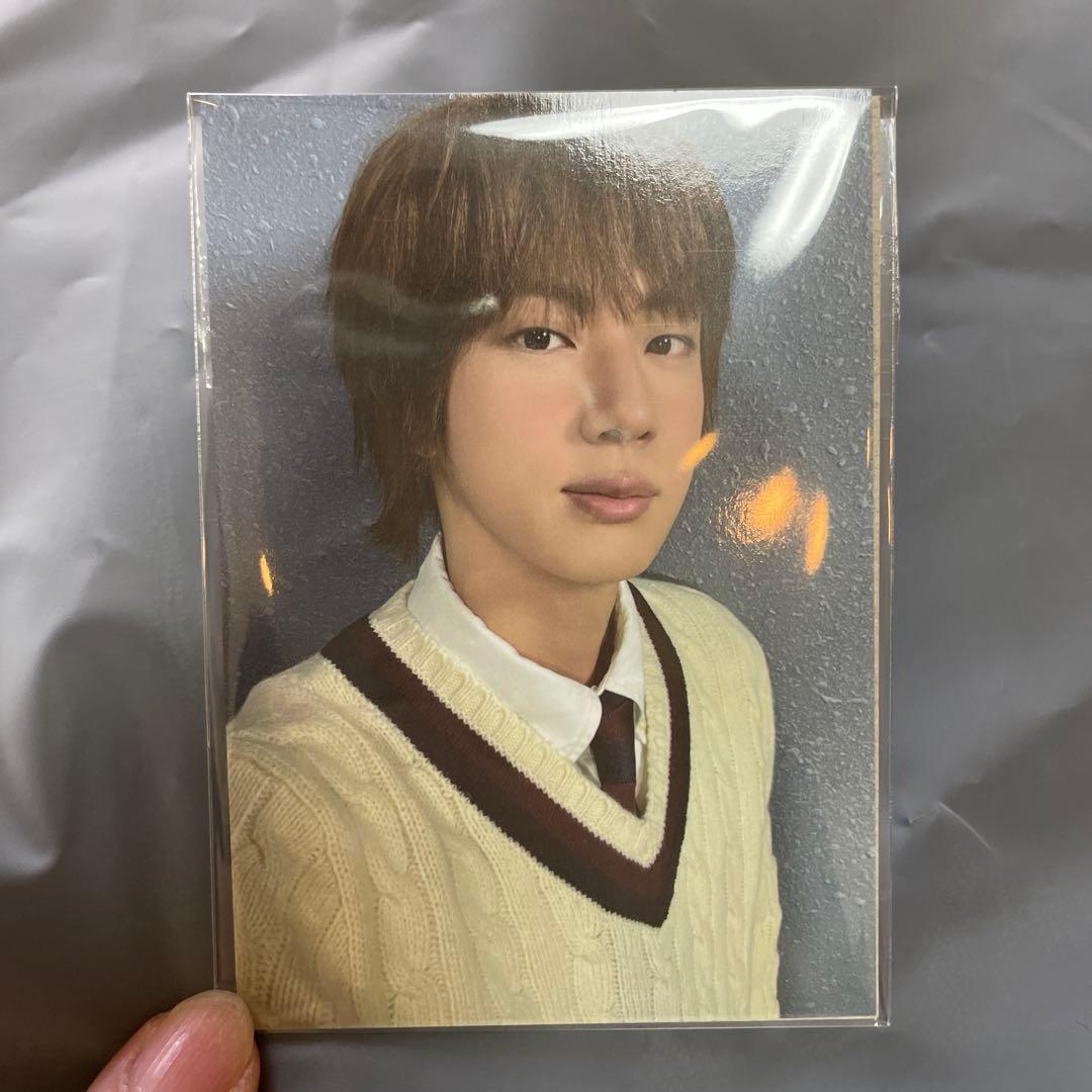 BTS JIN Wootted Robe (BK_F) + 写真カード