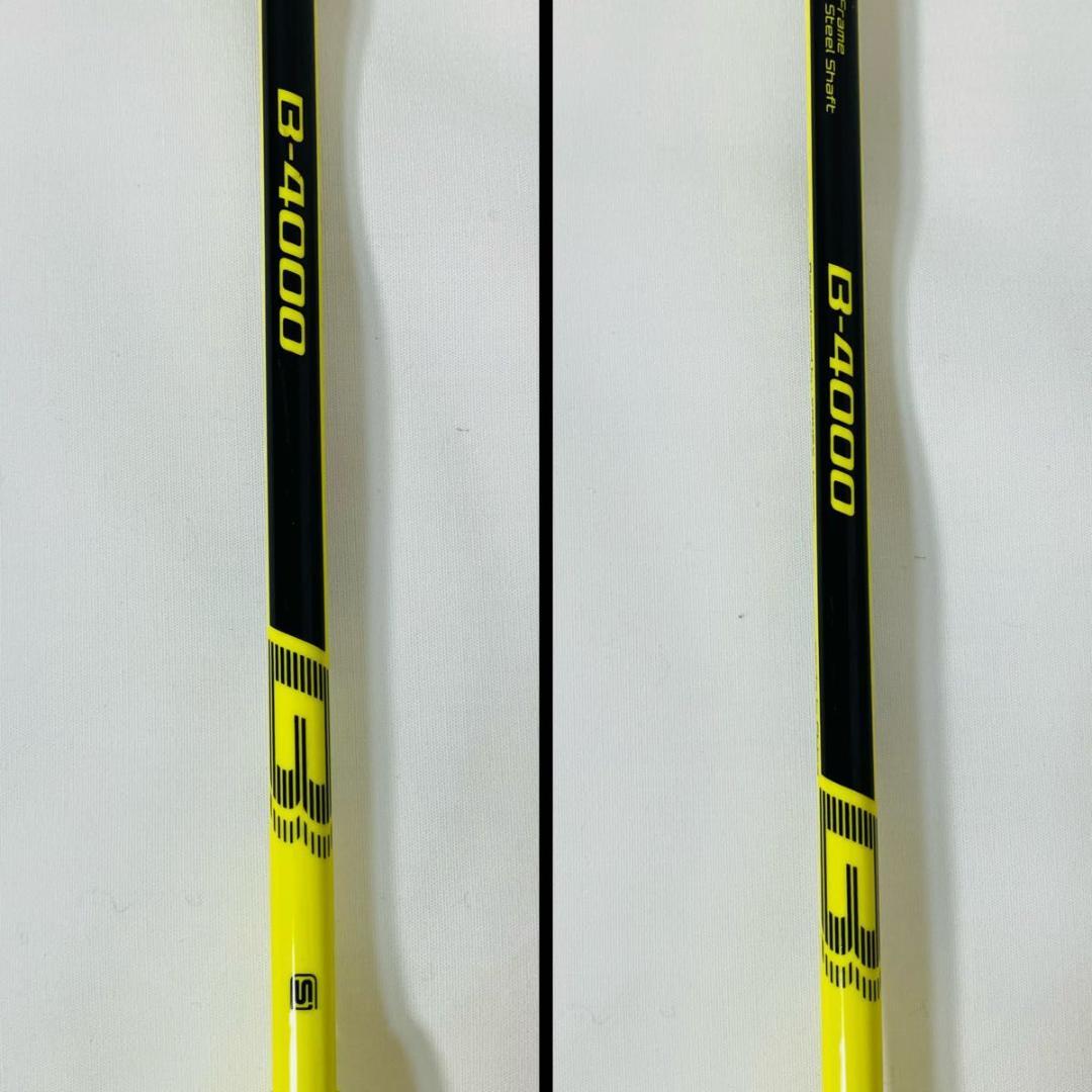 未使用 YONEX バドミントンラケット B-4000 2本セット イエロー