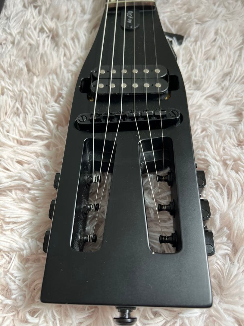 Anygig トラベルギター ブラック