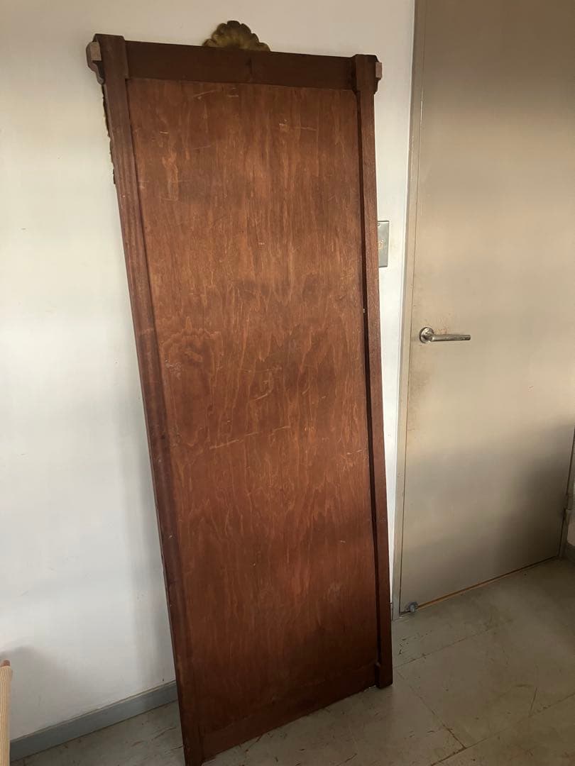 フランス アンティーク ミラー　無垢材　1920年代