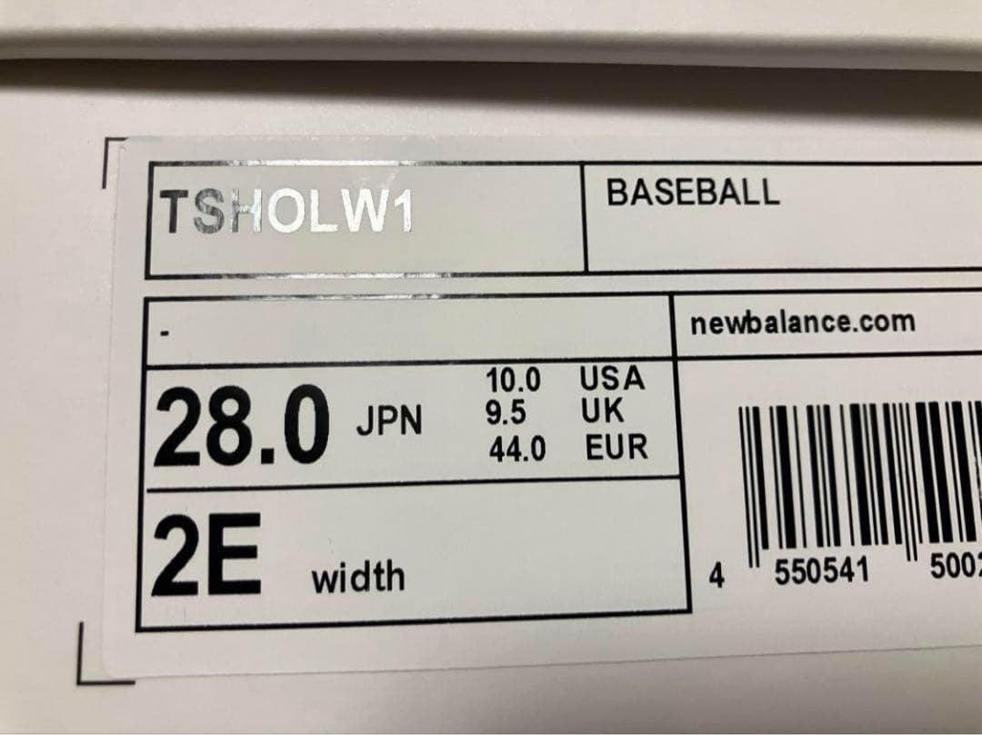 【新品】大谷翔平 28.0cm ニューバランス Ohtani v1 Turf