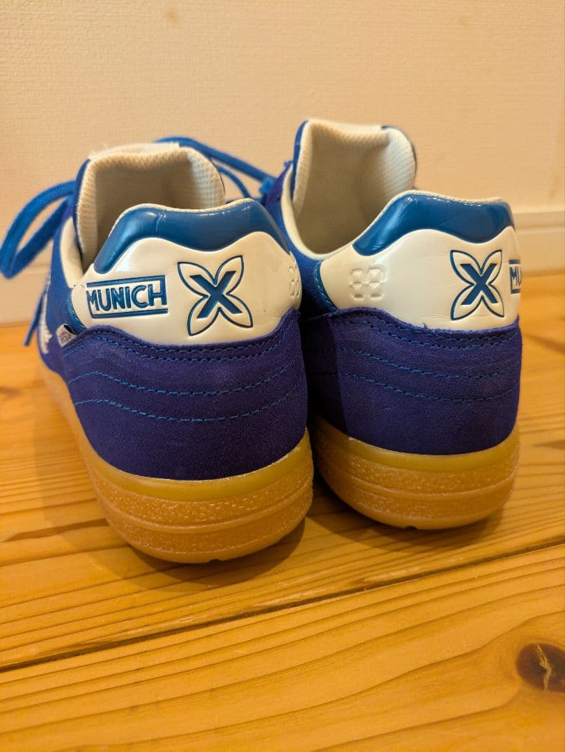 Munich GRESCA スニーカー 青 BMZインソール EU39