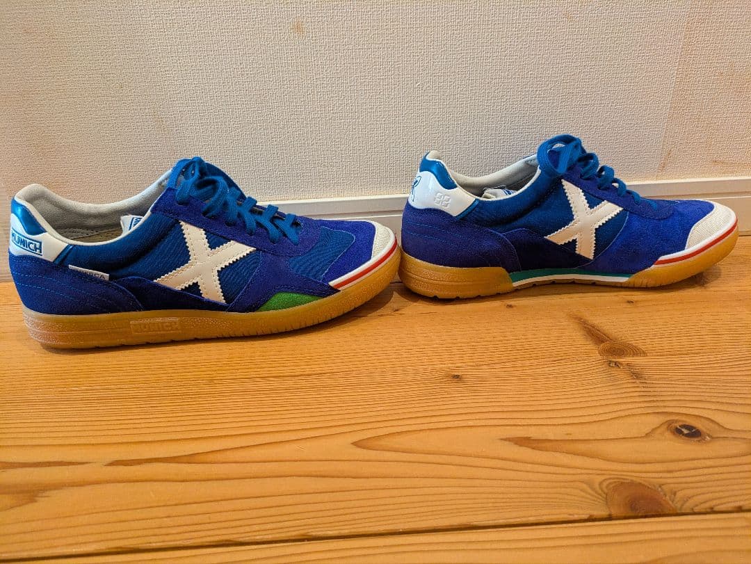 Munich GRESCA スニーカー 青 BMZインソール EU39