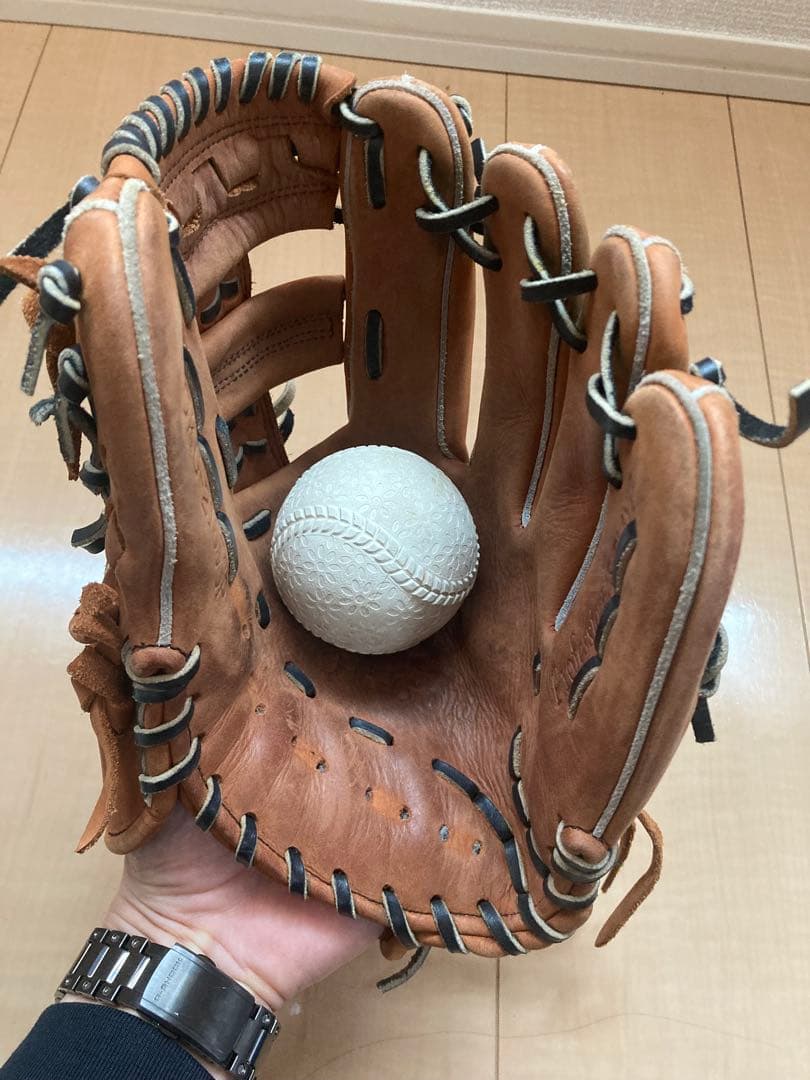 HG ブラウン 軟式グローブ　ハイゴールド　内野手用