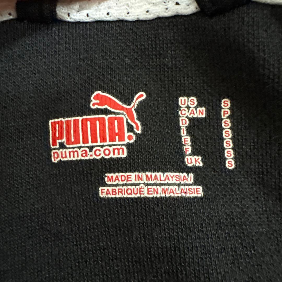 【希少】PUMA イタリア代表 トラックジャケット フード付 黒×金
