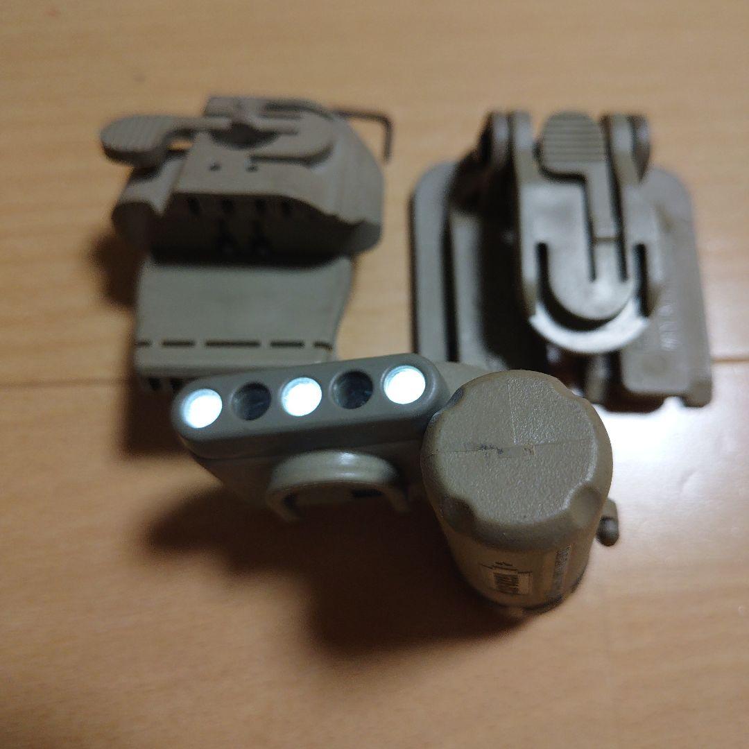 SUREFIRE HL1 HELMET LIGHT モールクリップセット　電池付