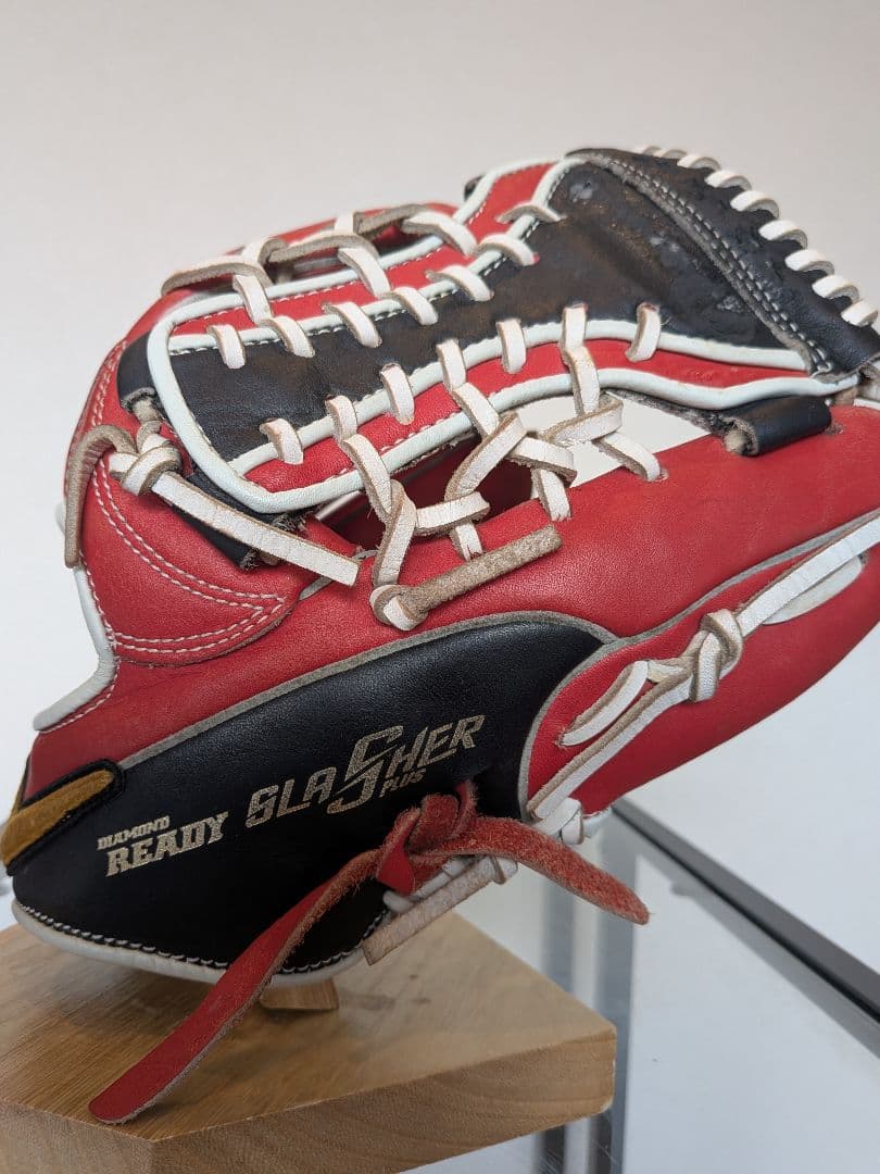 Nike READY BLASTER 軟式グローブ レッド/ブラック
