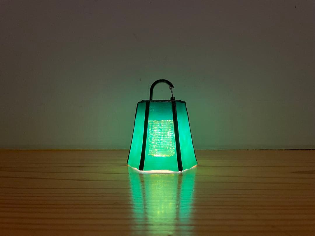 LEDLENSER ML4用ステンドグラスランプシェード〜melt green〜