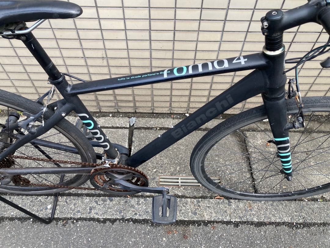 BIANCHI ROMA 4 ビアンキ ローマ 4 マットブラック 前3×後8速