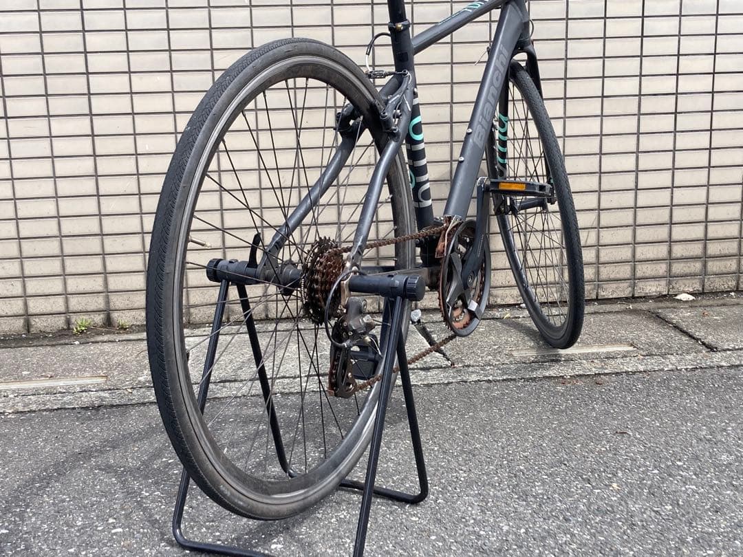BIANCHI ROMA 4 ビアンキ ローマ 4 マットブラック 前3×後8速