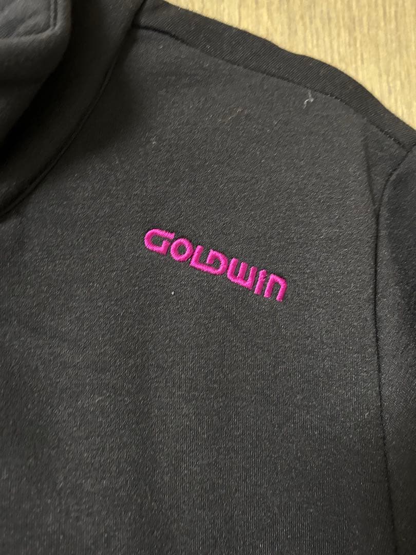 Goldwin ゴールドウィン フリースジャケット ピンク ブラック ダウン M