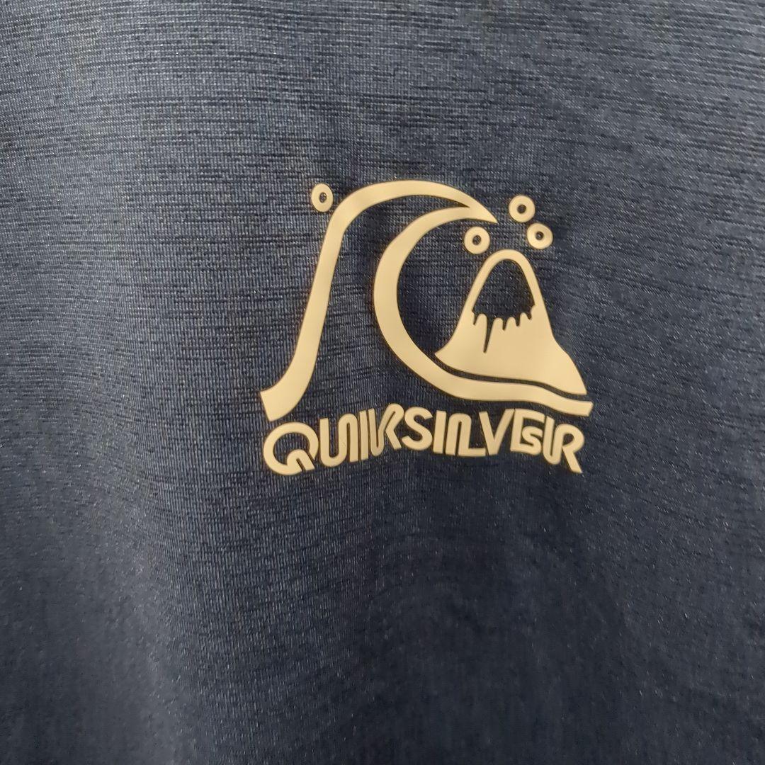 Quiksilver フード付きロングスリーブ M ネイビー
