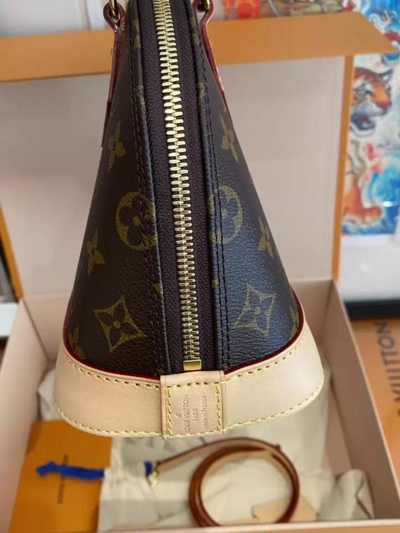 (正規品) ハンドバッグ ダークブラウン
