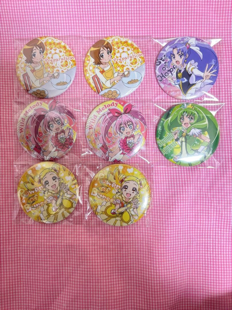 プリキュア トゥインクル缶バッジ2 WOW！キュアパッション コースター
