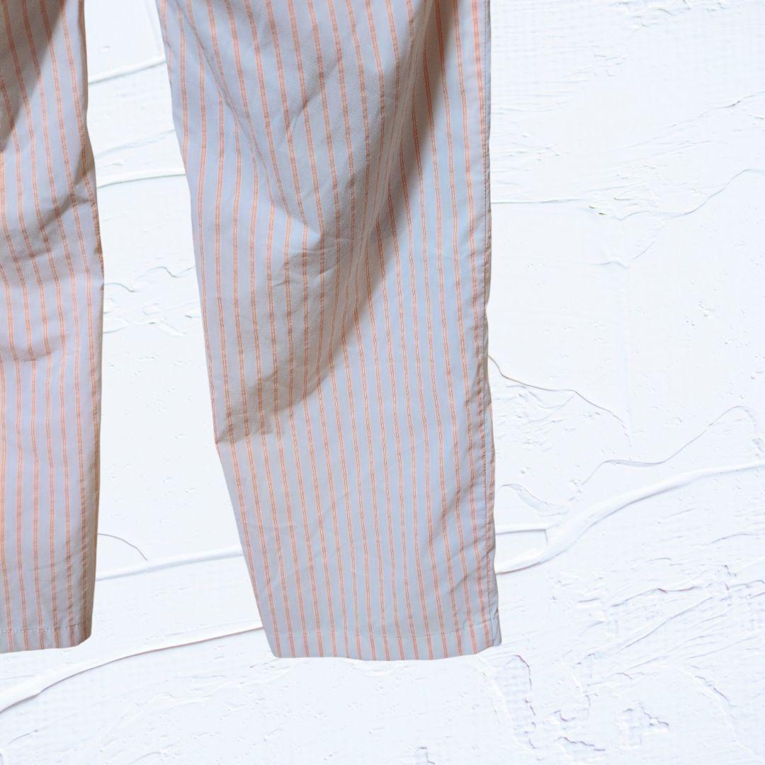 ❤美品❤23区GOLF ゴルフパンツ ストライプ ワッペンロゴ ゆったりサイズ3