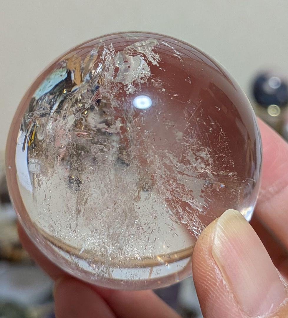セール！水晶☆ヒマラヤインドマニハール産☆高品質☆台座つき☆