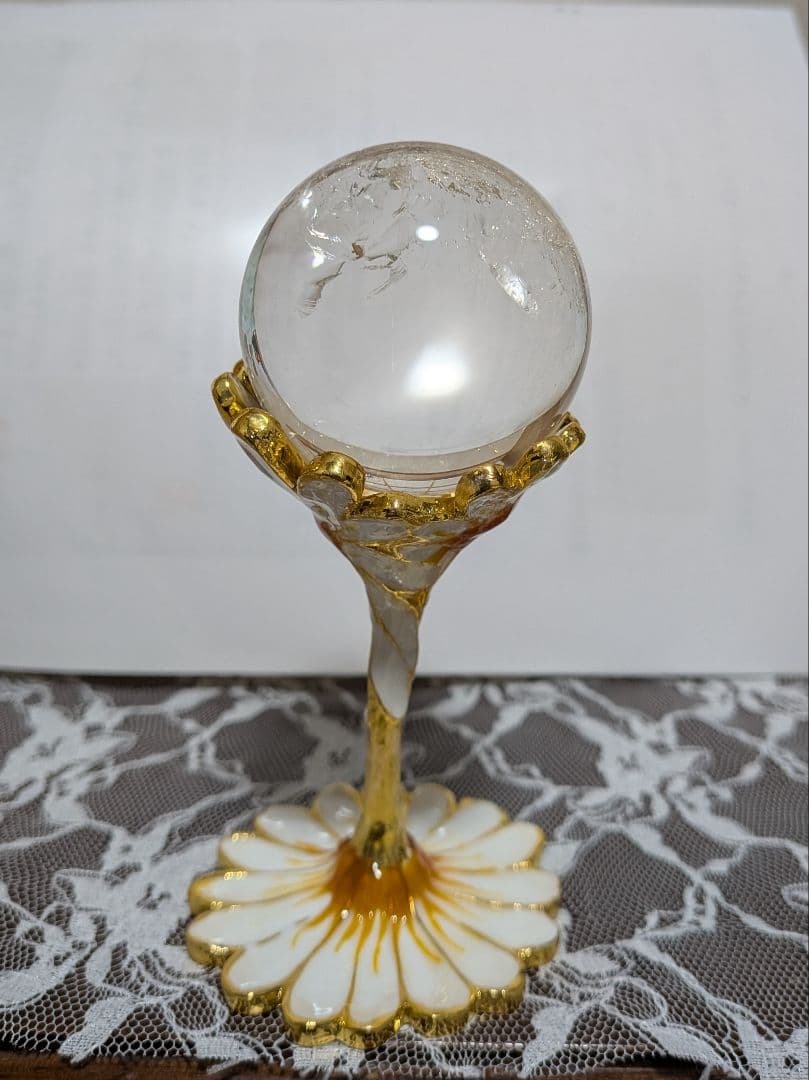 セール！水晶☆ヒマラヤインドマニハール産☆高品質☆台座つき☆