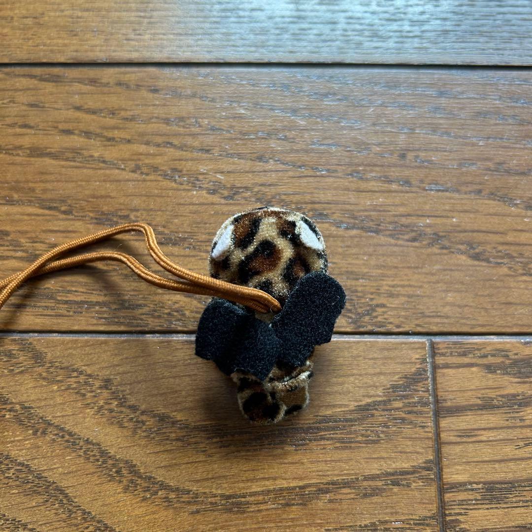 プーさん　ヘアゴム　着ぐるみ　悪魔　ヒョウ柄　マスコット　ディズニー　平成レトロ