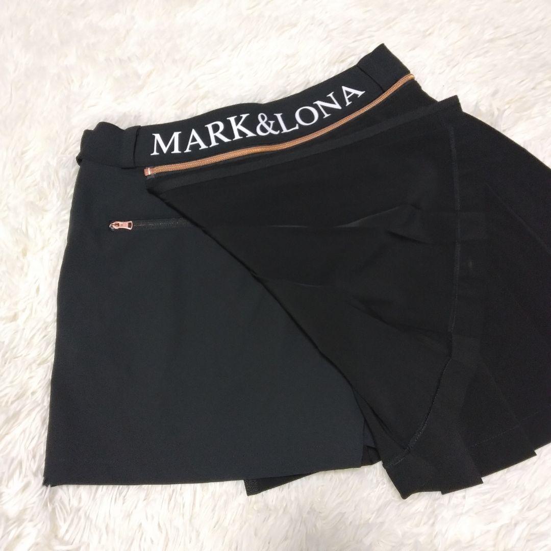 MARK&LONA　CODE　2WAY デタッチャブル　プリーツスカート　黒