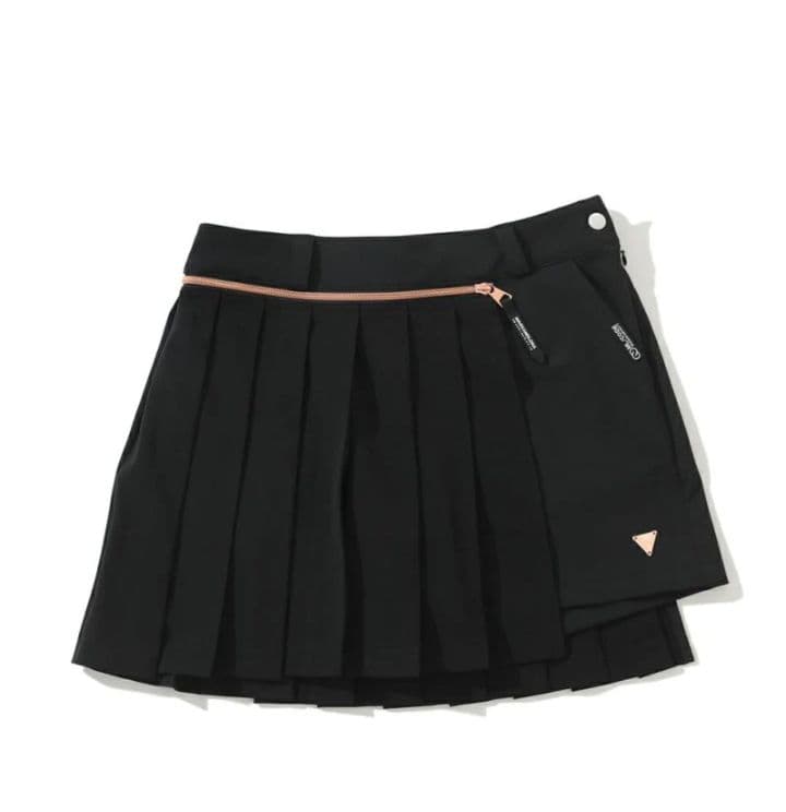 MARK&LONA　CODE　2WAY デタッチャブル　プリーツスカート　黒