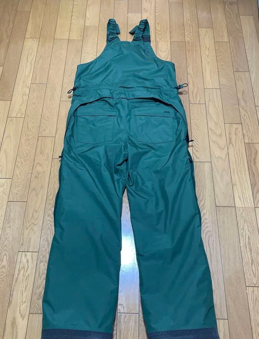 GREENCLOTHING BIB PANTS Mサイズ　 dullgreen