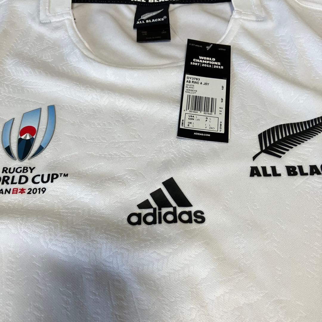 ラグビーワールドカップ2019 アディダス オールブラックス　tシャツ　ホワイト