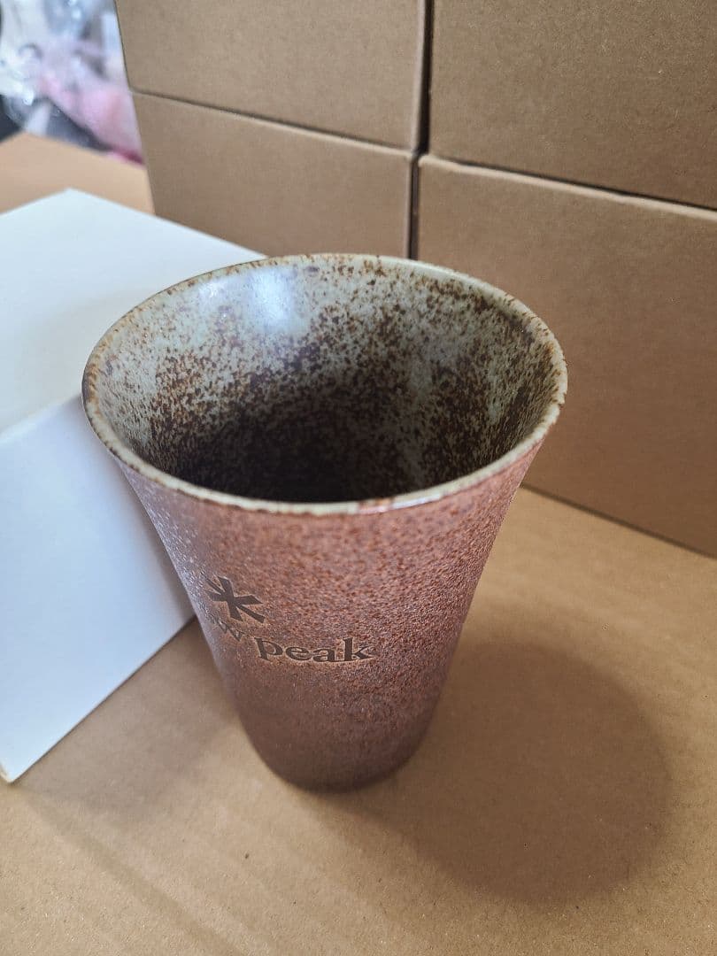 【オマケ付】レア 未使用品  PEAK 陶器カップ スノーピーク