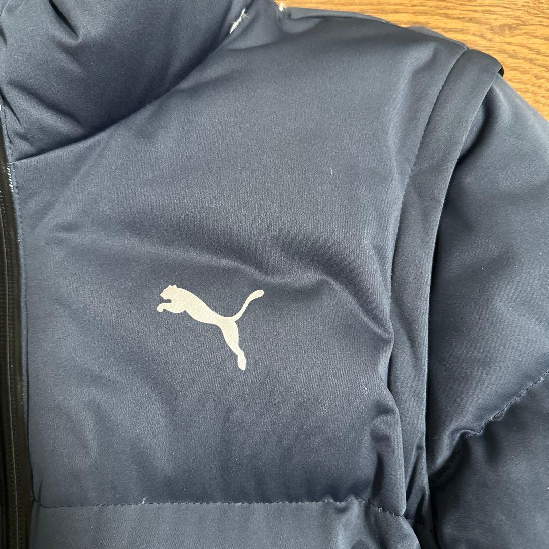 プーマゴルフ　PUMA ネイビー ダウンジャケット